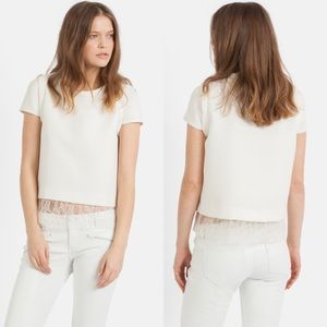 Maje lace top size 1